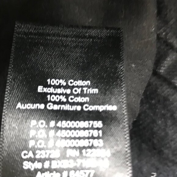 Aritzia TNA Black Denim Midi Skirt With Side Slit Size 4 - Picture 8 of 8